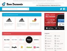 Tablet Screenshot of buendescuento.com